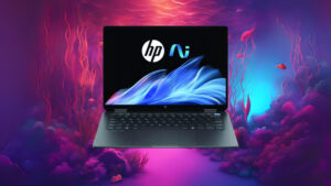 لپ‌تاپ تاشوی HP: با صفحه نمایش OLED خیره‌کننده و طراحی باریک و سبک.