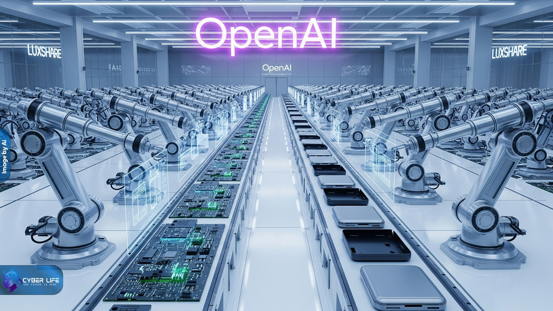 شرکت Luxshare، به عنوان یکی از مونتاژکنندگان اصلی آیفون، در حال تولید سخت‌افزار برای OpenAI