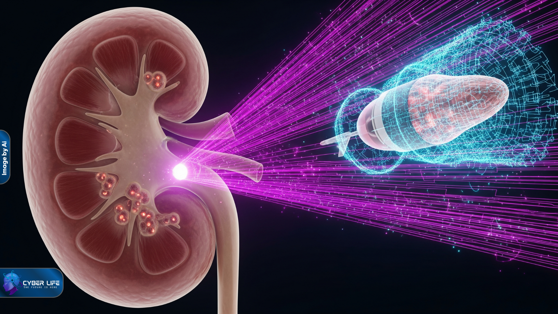 پیشرفت چشمگیر در سیستم تحویل دارو به کلیه: ۱۰۰ برابر کارآمدتر با استفاده از فناوری هوش مصنوعی.