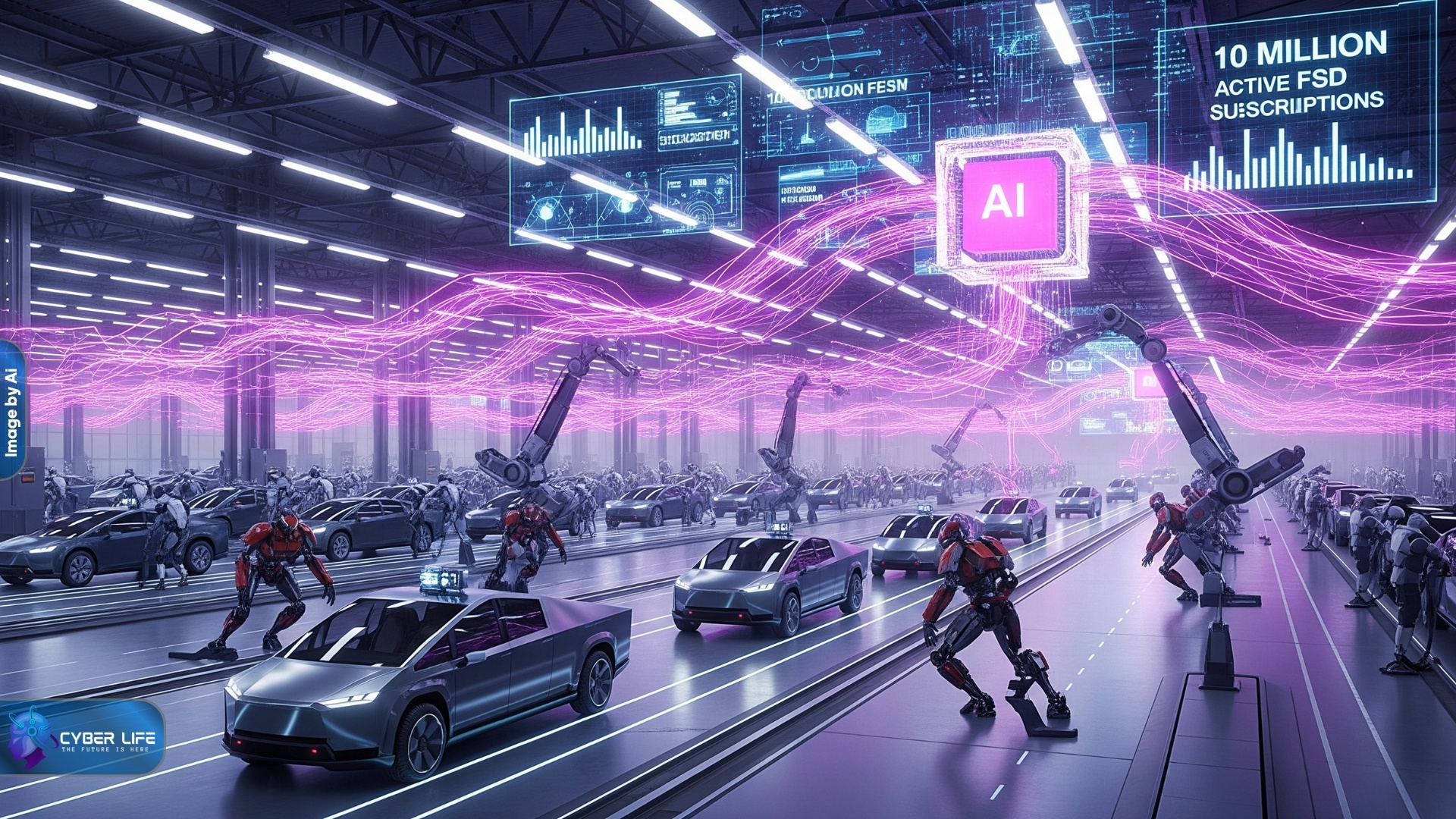 اهداف تسلا: تحویل ۲۰ میلیون خودرو، ۱ میلیون Robotaxi و ۱ میلیون ربات اپتیموس.