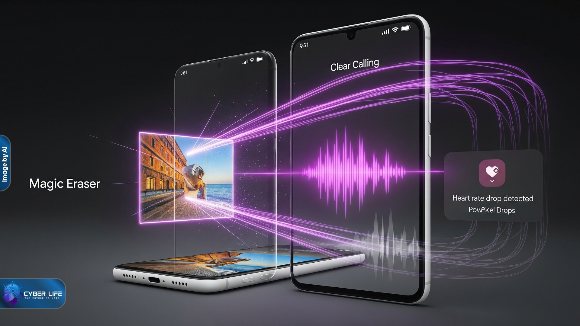 قابلیت‌های AI در تلفن‌های پیکسل: Magic Eraser، Clear Calling و تشخیص کلاهبرداری.