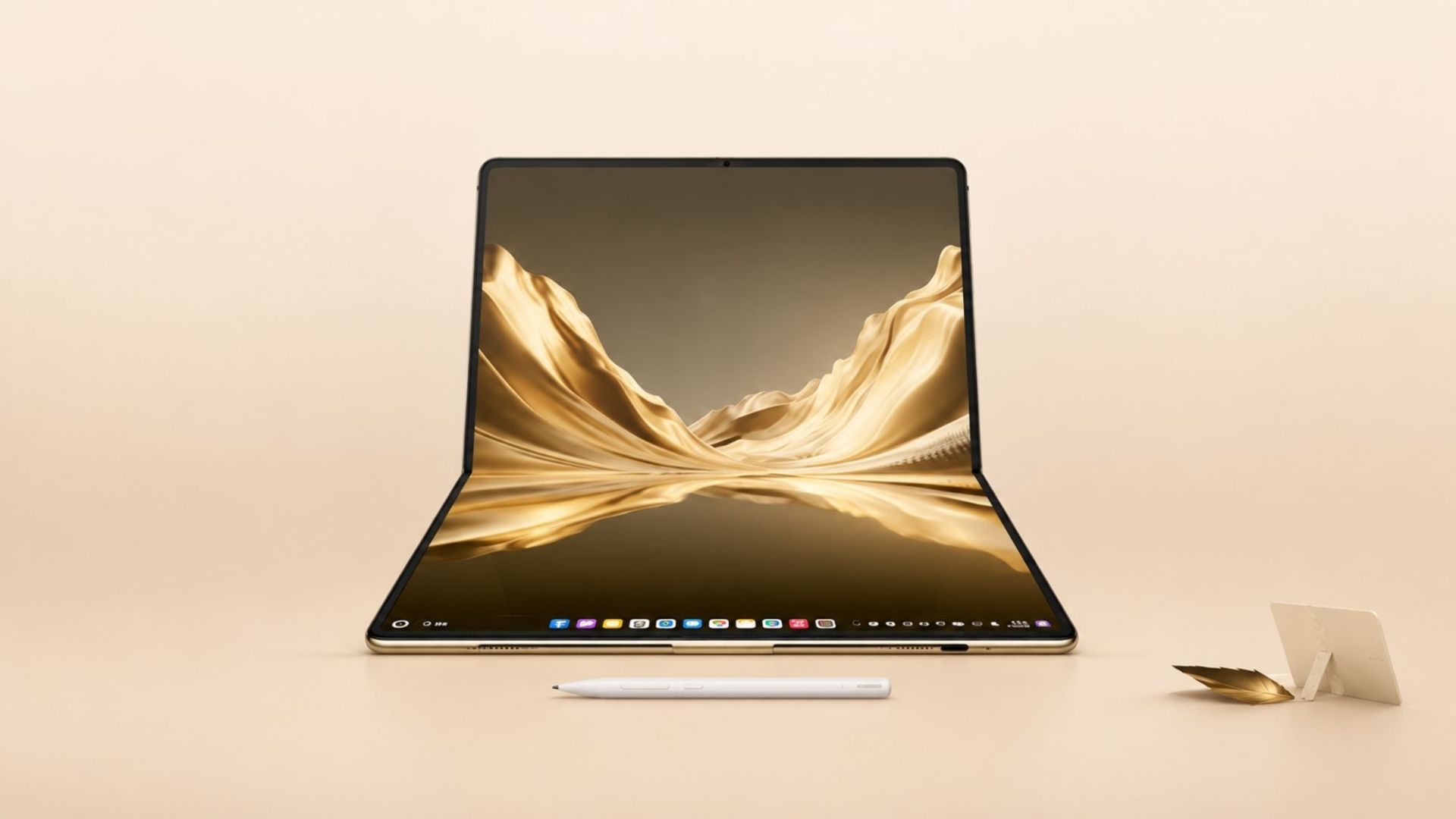 لپتاپ تاشوی MateBook Fold 2026 هواوی با نمایشگر ۱۸ اینچی Tandem OLED