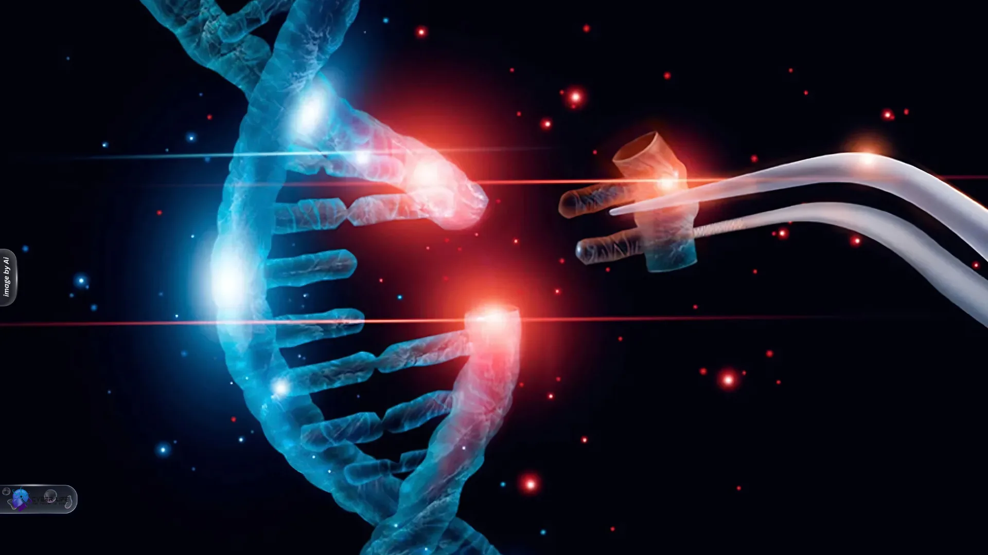 تصویر گرافیکی مقایسه معماری آرایه‌های تکرارشونده ART و سیستم ویرایش ژن CRISPR
