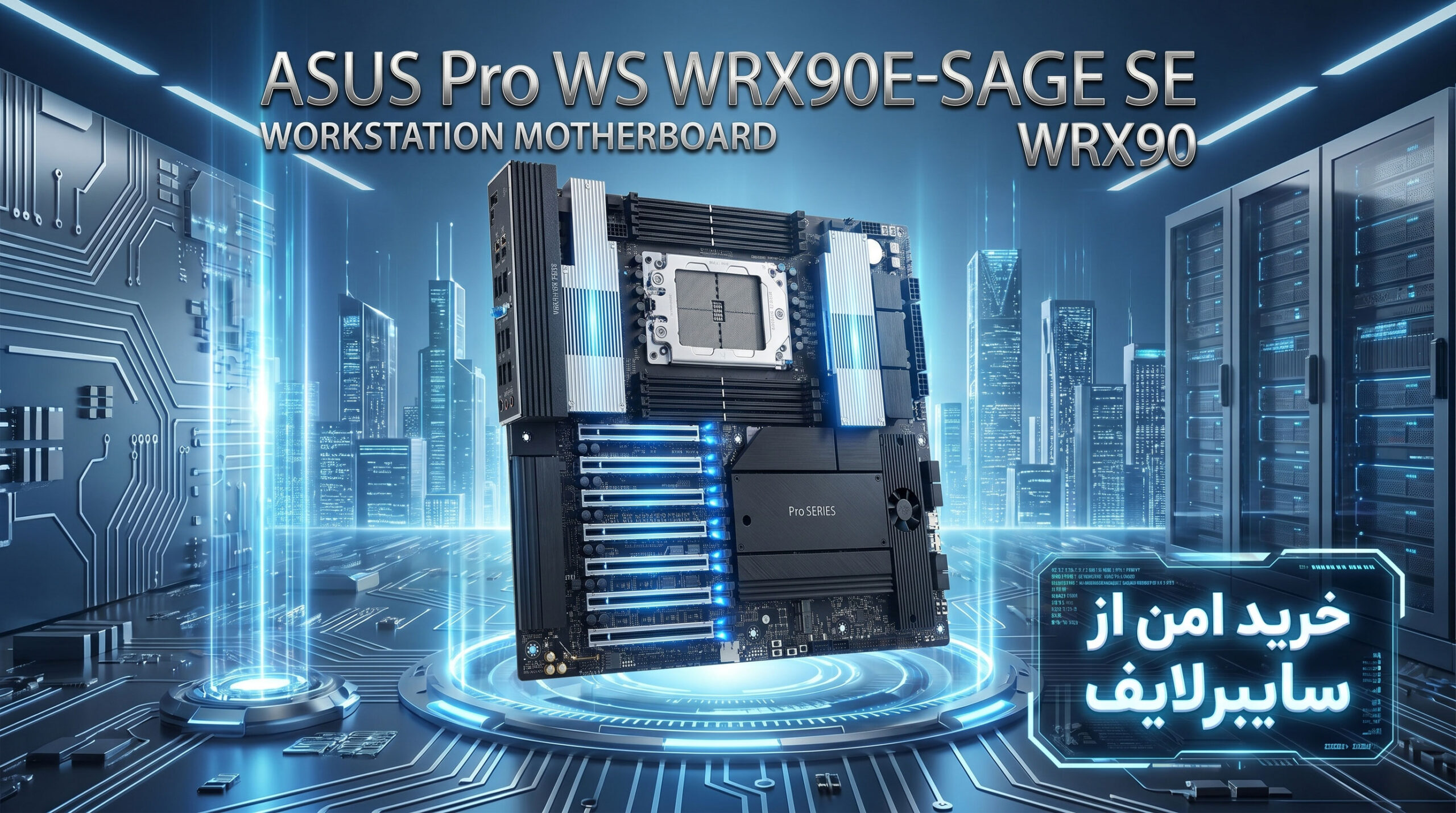 مادربرد ایسوس Pro WS WRX90E-SAGE SE