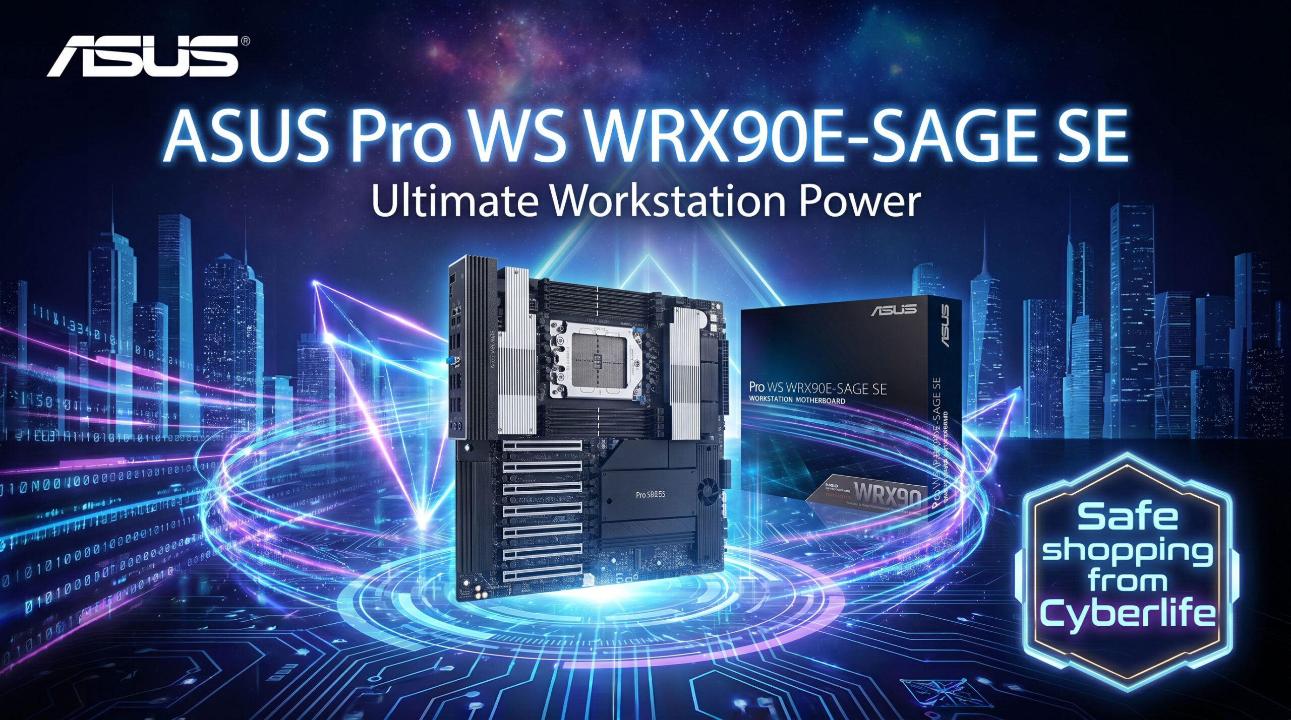 خرید مادربرد ایسوس Pro WS WRX90E-SAGE SE