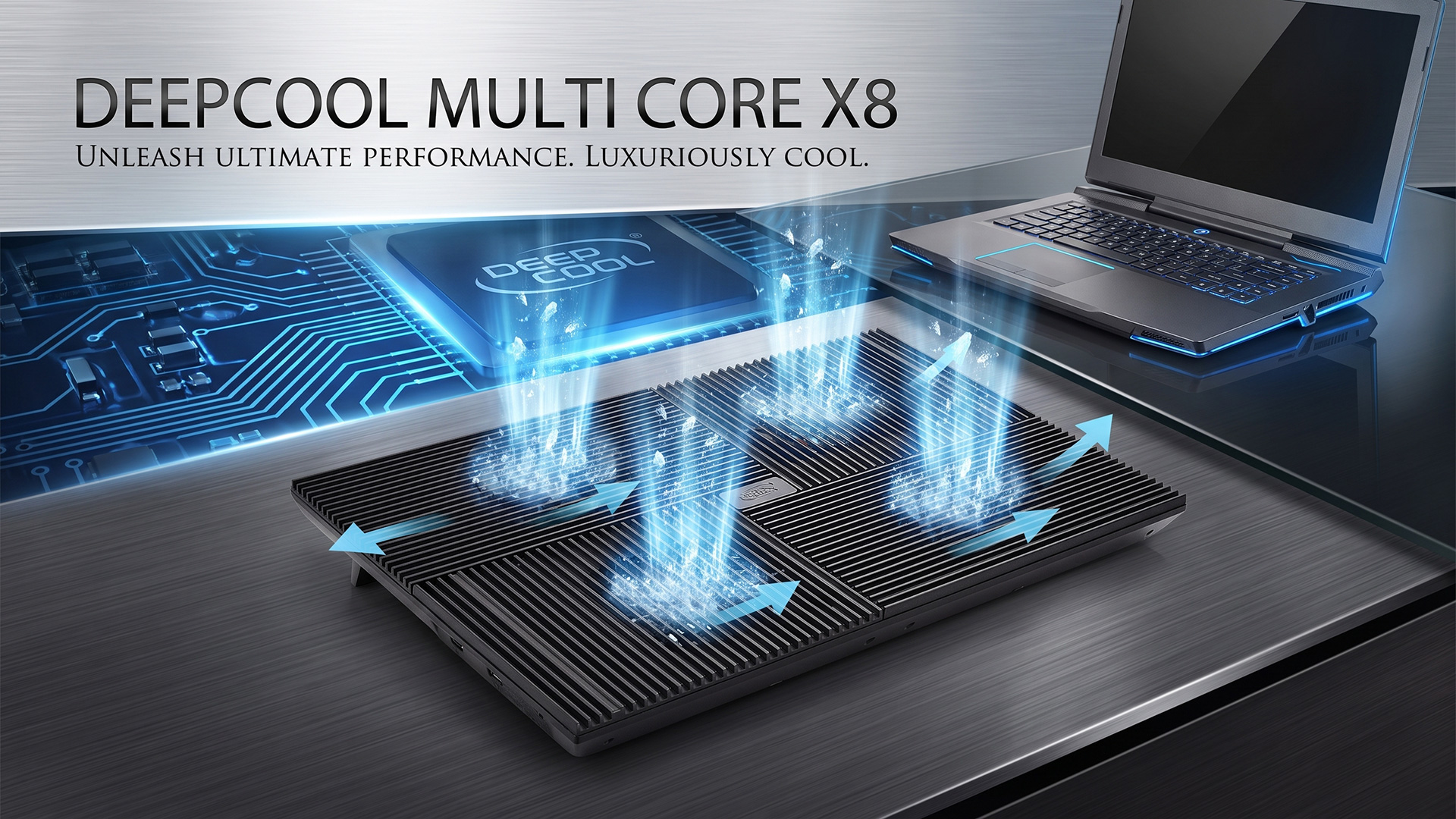 پایه خنک کننده دیپ کول مدل Multi Core X8