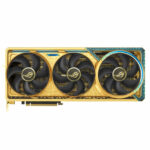 سیستم خنک‌کننده چهار فن Quad-Fan Force در کارت گرافیک ایسوس راگ آسترال RTX 5090 ذهب