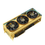 بک‌پلیت تمام‌فلزی و فریم دایکست شاسی کارت گرافیک ASUS ROG Astral RTX 5090 Dhahab