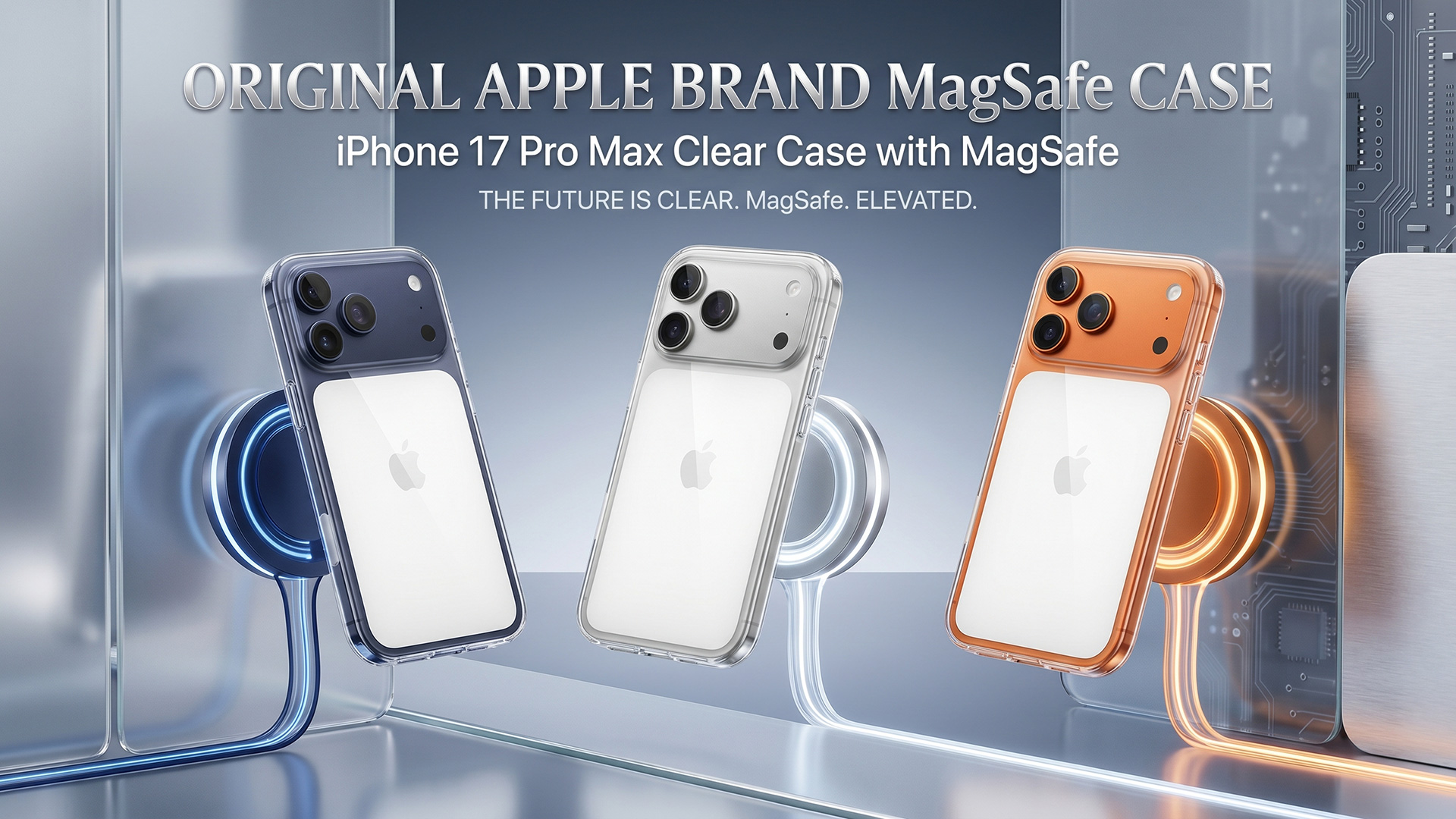 بسته‌بندی اورجینال و پلمپ قاب مگ سیف‌دار Apple iPhone 17 Pro Max