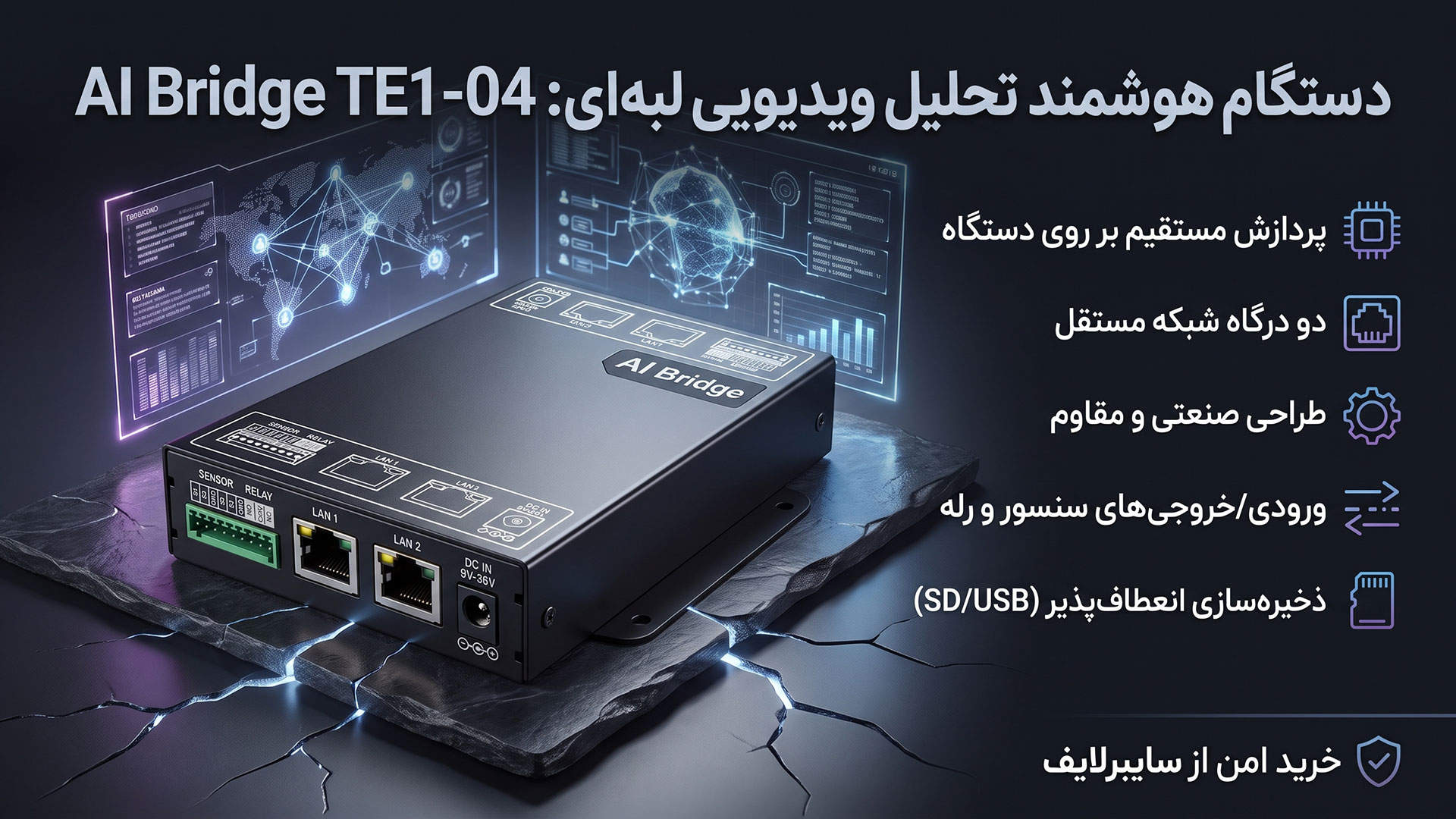 خرید سیستم تحلیل ویدیویی هوشمند AI Bridge با بهترین قیمت