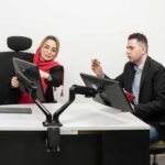 پایه رومیزی مانیتور سنگین ارگو WLA 004 تحمل ۹ کیلوگرم