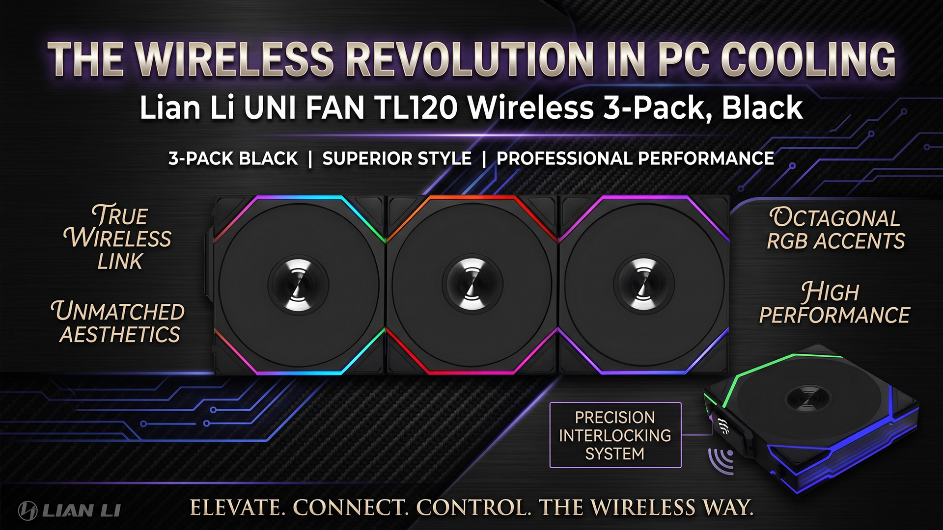بررسی مشخصات و خرید فن کیس TL 120 Wireless