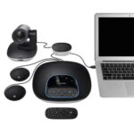 اسپیکرفون و دکمه‌های کنترلی Logitech GROUP