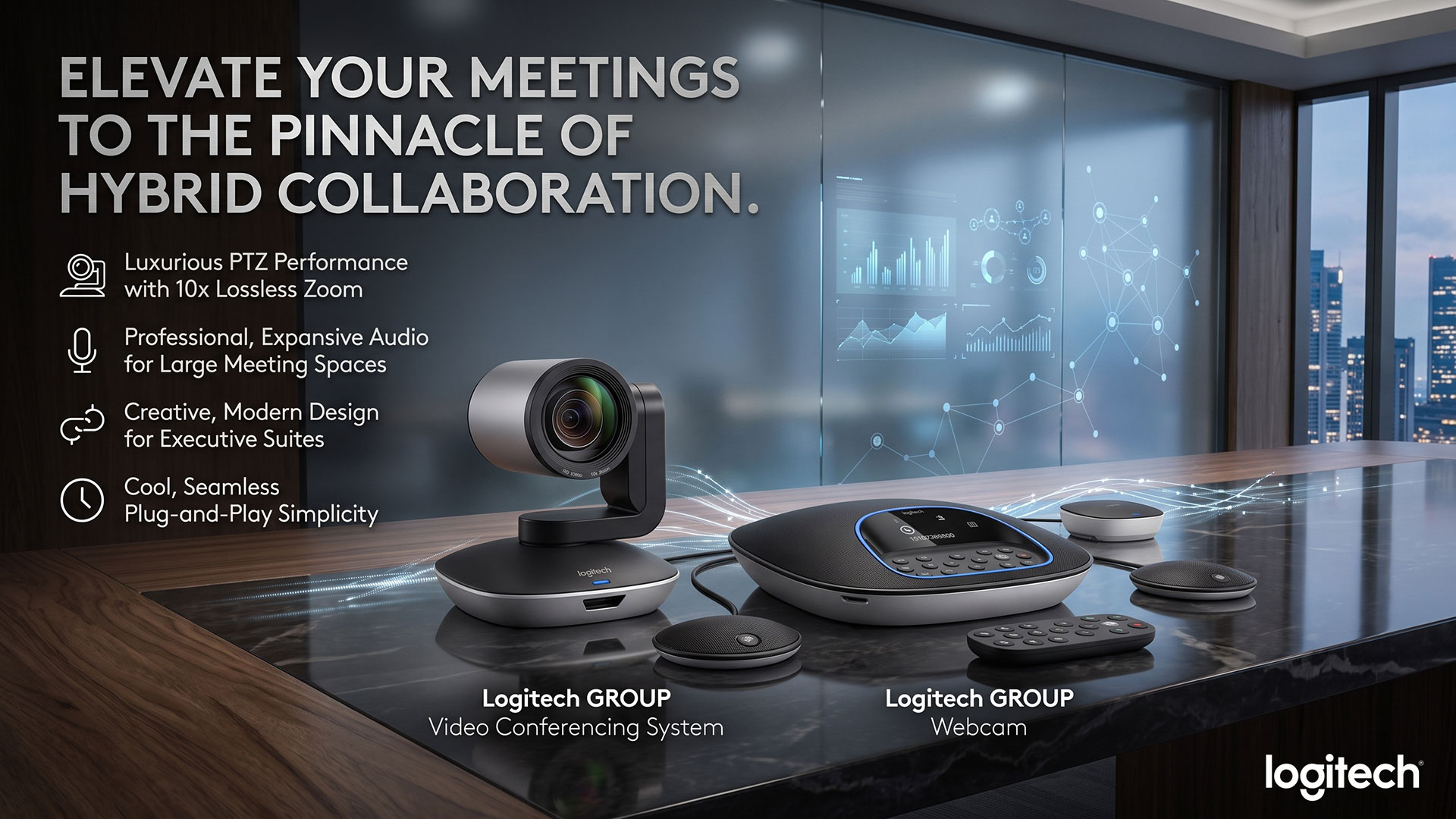 Logitech GROUP Video Conferencing System