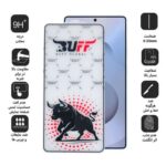 پوشش کامل و یکدست لبه‌های نمایشگر S26 Ultra توسط گلس بوف Black Fighter