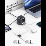 پایه مغناطیسی و بدنه چرخشی ۱۸۰ درجه شارژر Joyroom Podix