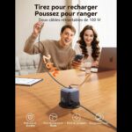 پورت‌های خروجی USB-C و USB-A شارژر ۱۴۰ واتی جویروم