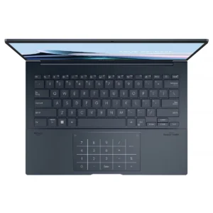 زاویه روبرو و کیبورد اولترابوک ASUS Zenbook 14 OLED