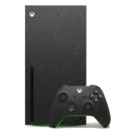نمای روبروی کنسول Xbox Series X 2TB Galaxy Black